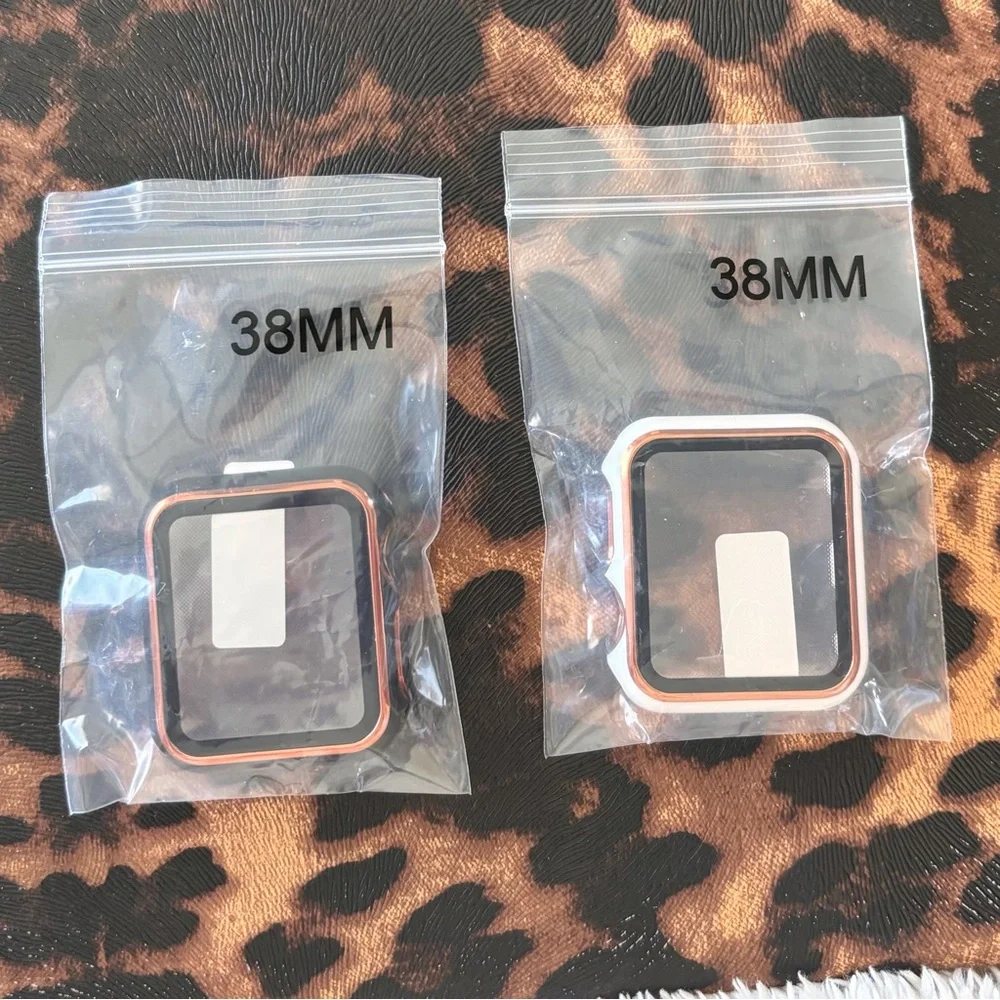 Black and White Smartwatch Cases- Set of 2 / 38MM